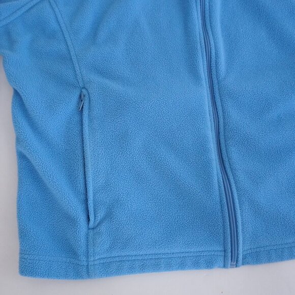 Vintage Falls Creek Blue Outdoor Hiking Fleece Zip Up Cardigan  Sweater Xl - Picture 7 of 9